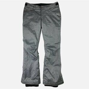 ROXY 10k Snowboard Ski Snow Pants Slim Fit Gray Insulated - Women Medium